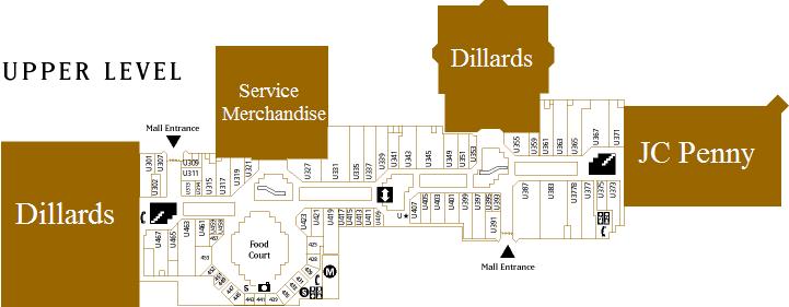 Brandon Westfield Mall Map - Shane Darlleen